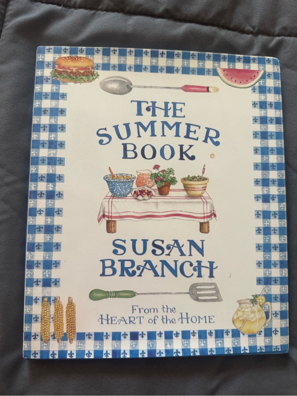 The Summer Book - White & Blue Illustrated Cookbook